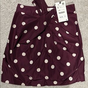 Polka Dot Zara Mini Skirt